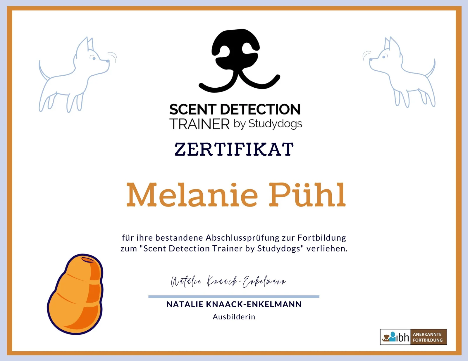 Canis-Optimus - Hundetraining - Zertifikat Scent Detection Trainer by Studydogs